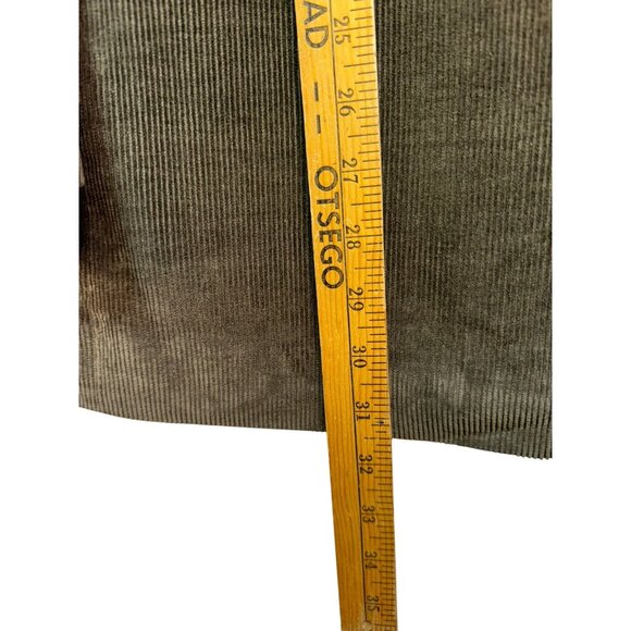 Chaps Mens Corduroy Blazer Jacket 42R Brown With Paisley Lining - Picture 6 of 14